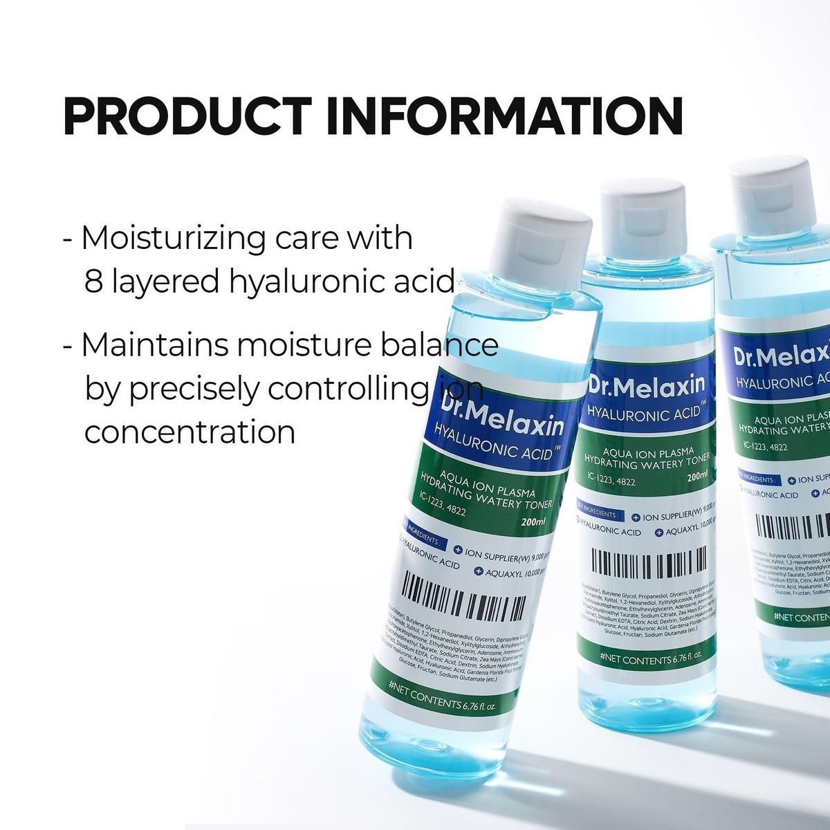 Dr. Melaxin Aqua Ion Plasma Hydrating Watery Toner