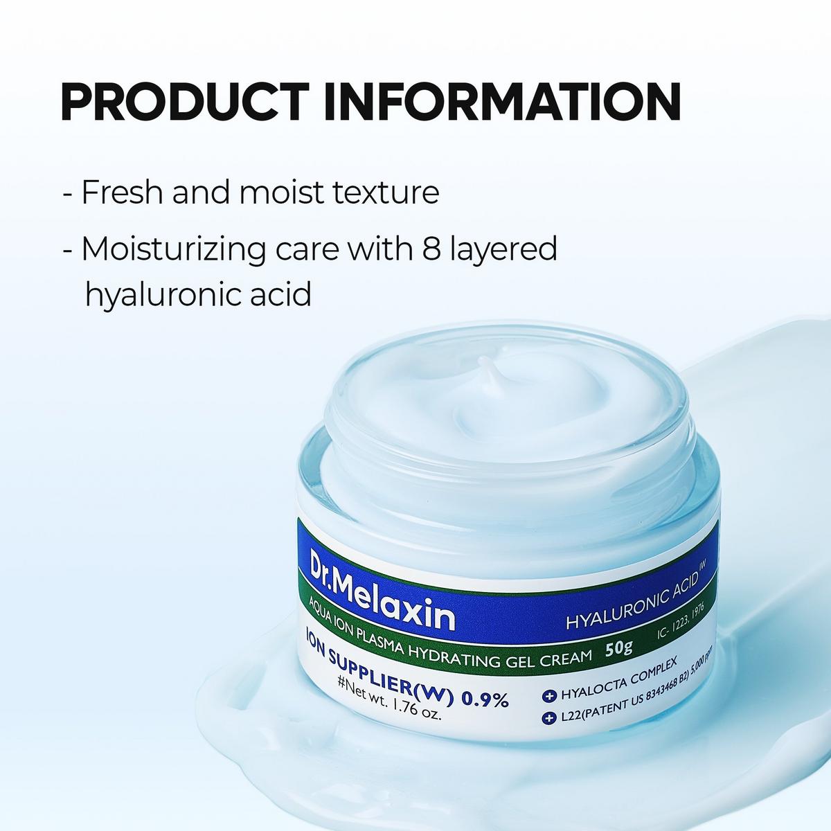 Dr. Melaxin Aqua Ion Plasma Hydrating Gel Cream