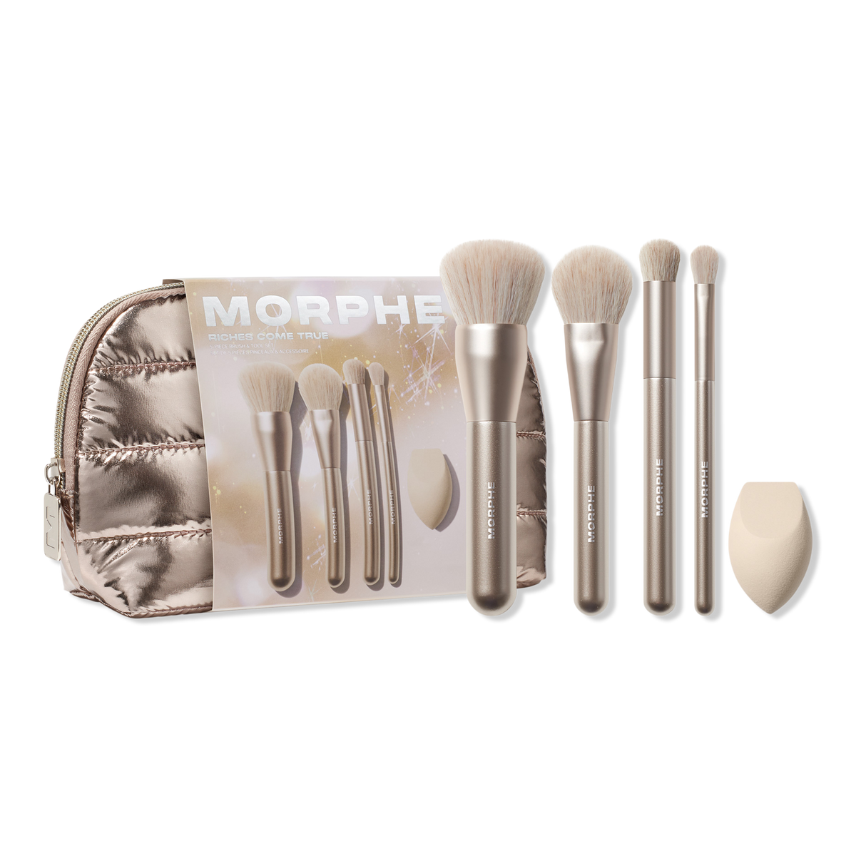 Morphe Riches Come True 5-Piece Brush & Tool Set