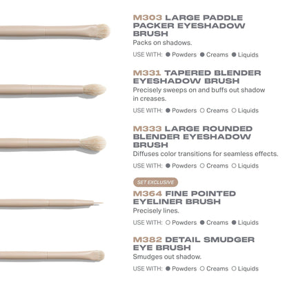 Morphe Custom Blends 12-Piece Face & Eye Brush Set