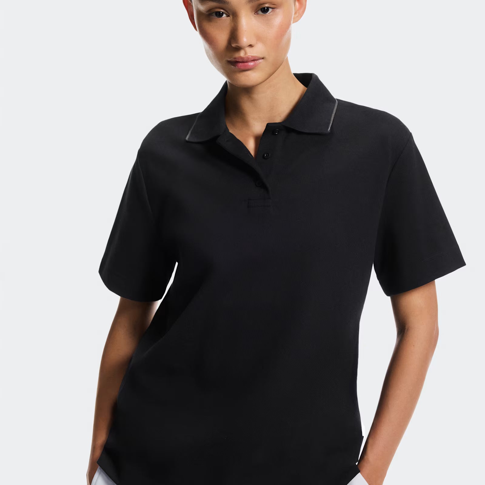 On Courtside Polo Black | Eclipse (Women'S)