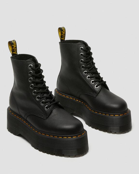 Dr Martens 1460 Max Leather Platform Boots - Black