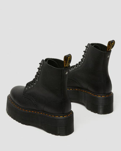 Dr Martens 1460 Max Leather Platform Boots - Black