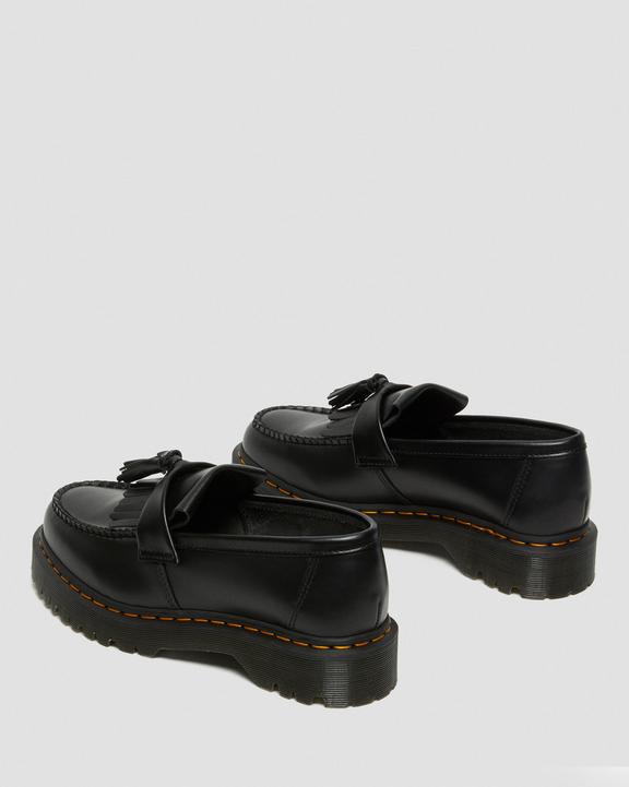 Dr. Martens Adrian Bex Smooth Leather Tassel Loafers Black - Mens