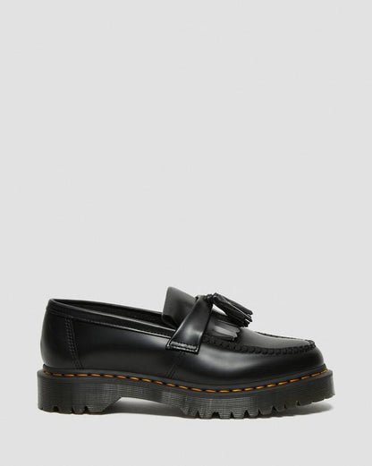 Dr. Martens Adrian Bex Smooth Leather Tassel Loafers Black - Womens