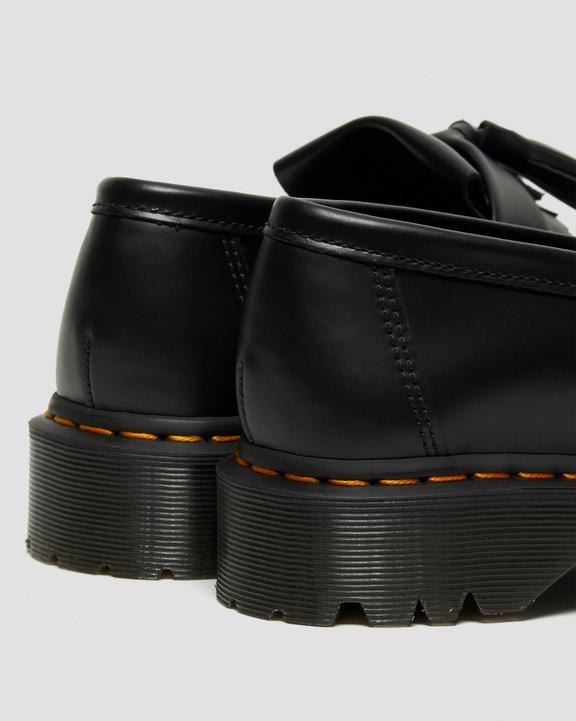 Dr. Martens Adrian Bex Smooth Leather Tassel Loafers Black - Womens