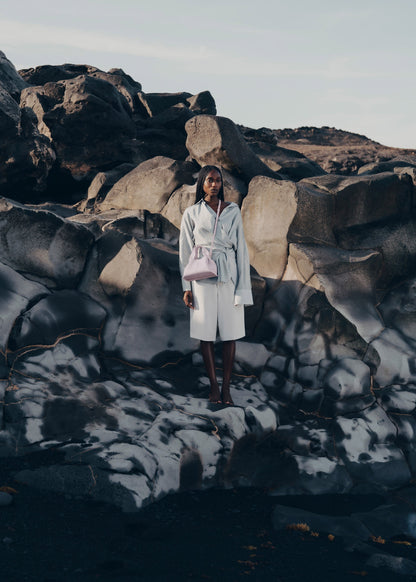 Polene Numero Neuf Mini Textured Wisteria