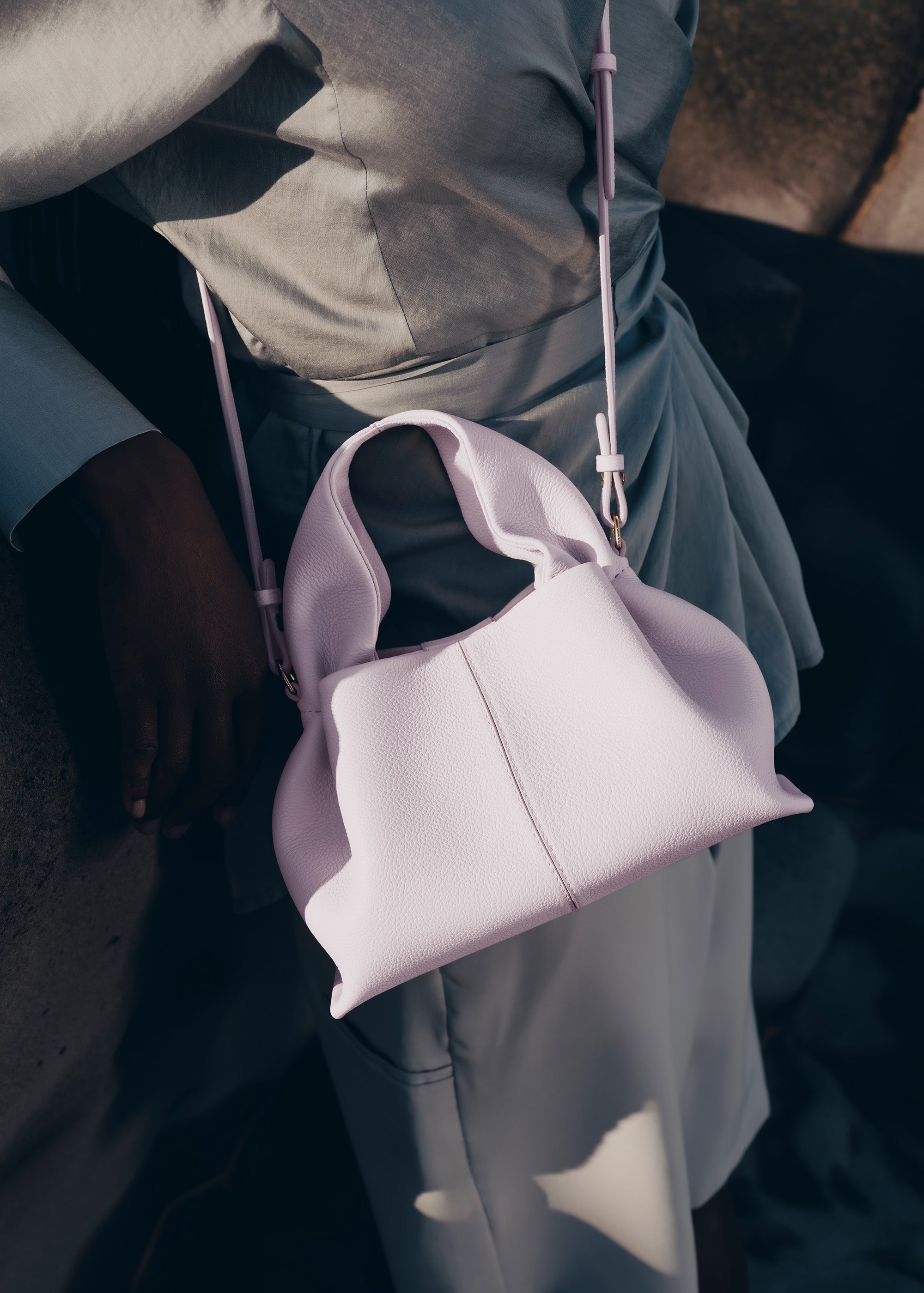 Polene Numero Neuf Mini Textured Wisteria