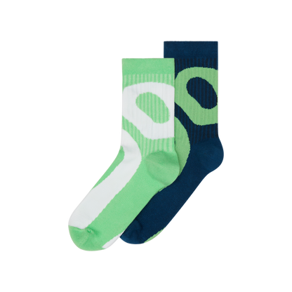 On Liquid Logo Sock High 2P Tempest | Honeydew