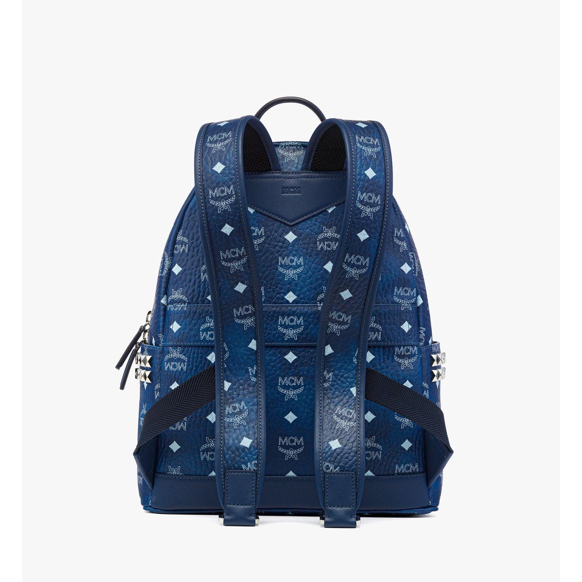 MCM Small-Medium Stark Side Studs Backpack in Visetos