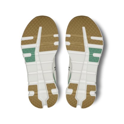 on running cloudrunner 2 white green (women's)
