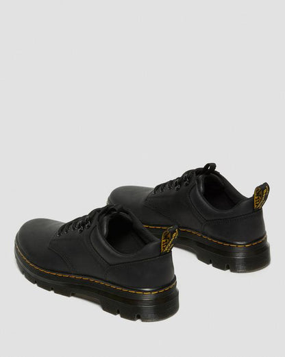 Dr Martens Reeder Wyoming Leather Utility Shoes - Black