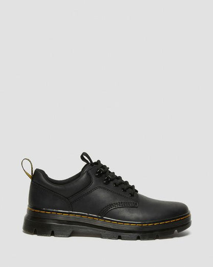 Dr. Martens Reeder Wyoming Leather Utility Shoes Black - Mens