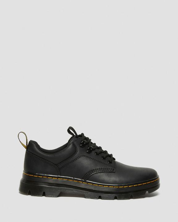 Dr Martens Reeder Wyoming Leather Utility Shoes - Black