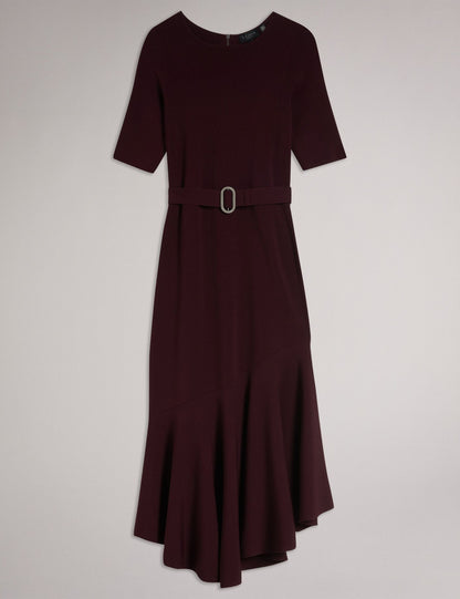 Ted Baker Samalee Flippy Hem Knitted Midi Dress Women's
