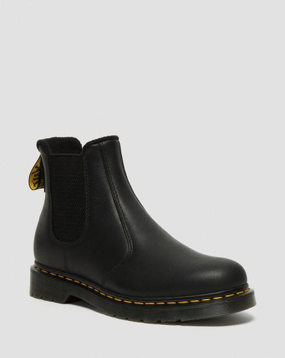 Dr. Martens 2976 Warmwair Leather Chelsea Boots Black - Mens