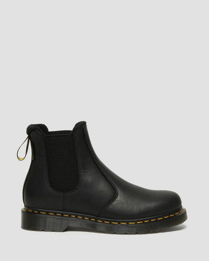 Dr. Martens 2976 Warmwair Leather Chelsea Boots Black - Womens