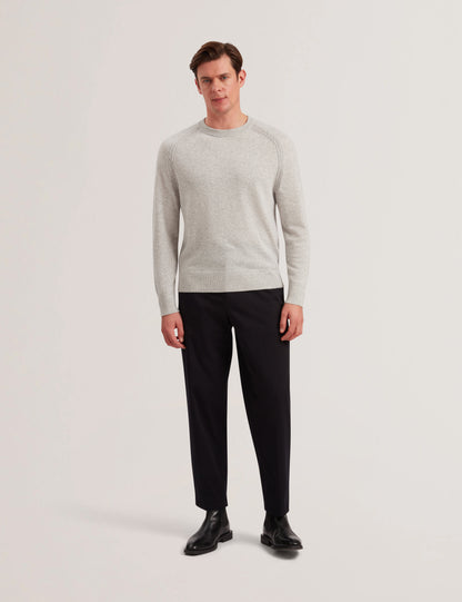 Ted Baker Glant Cashmere Cable Detail Crew Neck Jumper