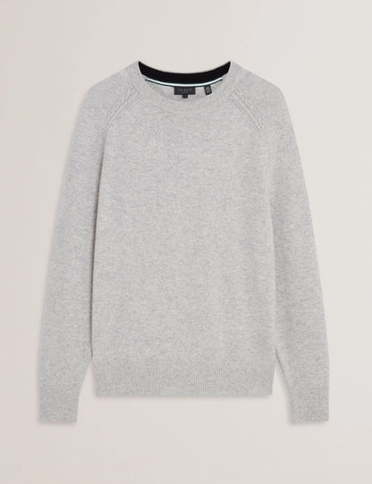 Ted Baker Glant Cashmere Cable Detail Crew Neck Jumper