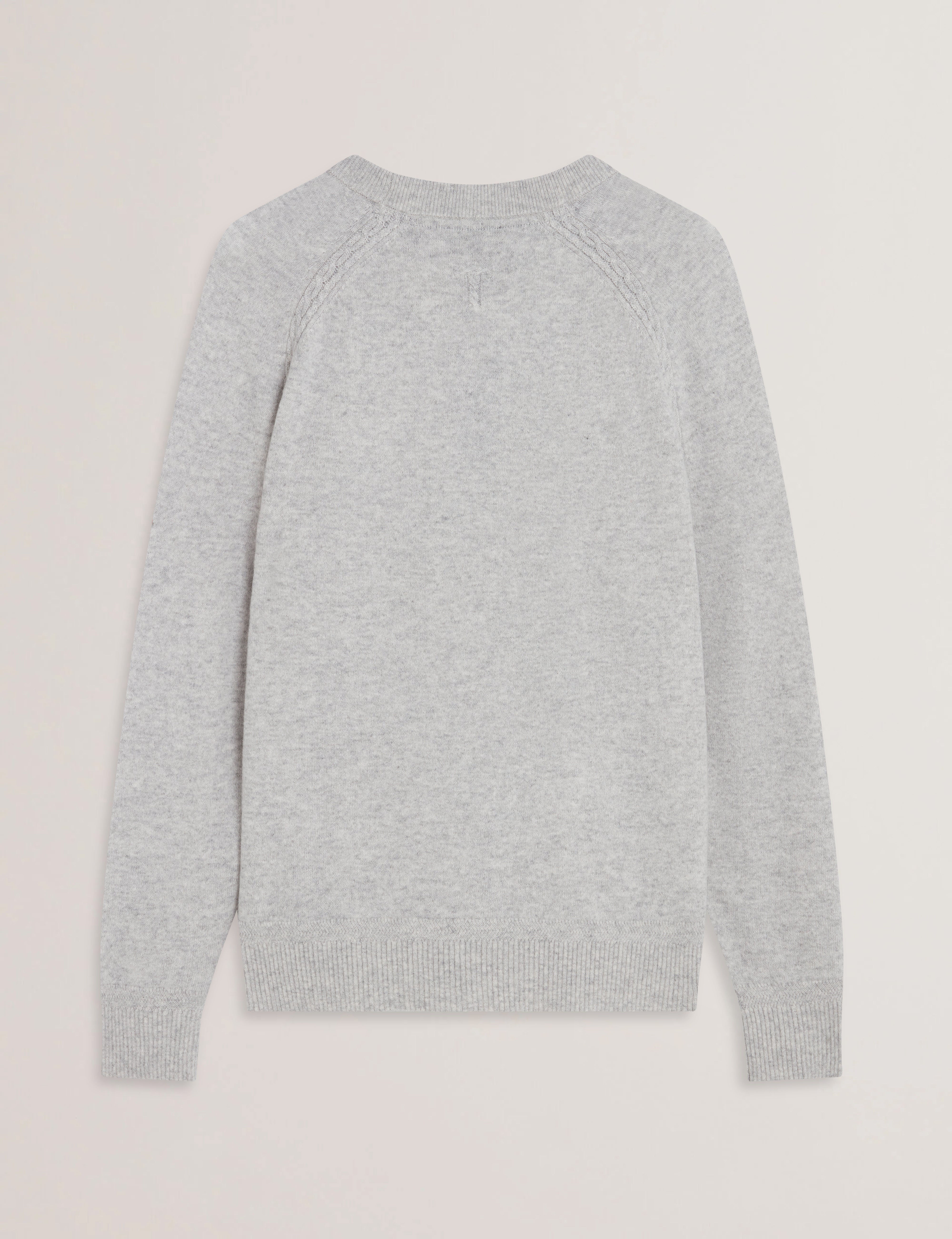 Ted Baker Glant Cashmere Cable Detail Crew Neck Jumper
