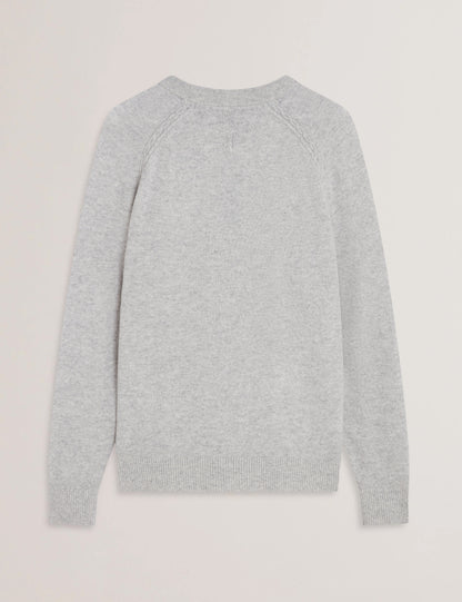 Ted Baker Glant Cashmere Cable Detail Crew Neck Jumper