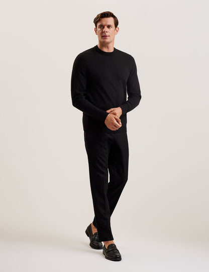 Ted Baker Loung Textured T Knit Crew Neck Jumper