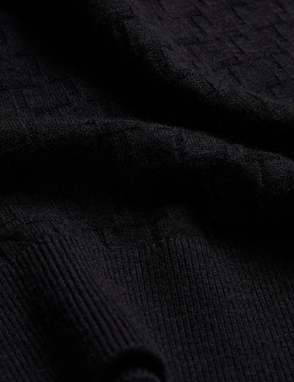 Ted Baker Loung Textured T Knit Crew Neck Jumper