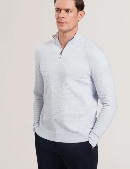 Ted Baker Kurnle T Knit Half Zip Funnel Neck Jumper