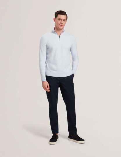 Ted Baker Kurnle T Knit Half Zip Funnel Neck Jumper
