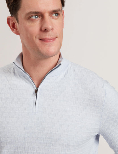 Ted Baker Kurnle T Knit Half Zip Funnel Neck Jumper