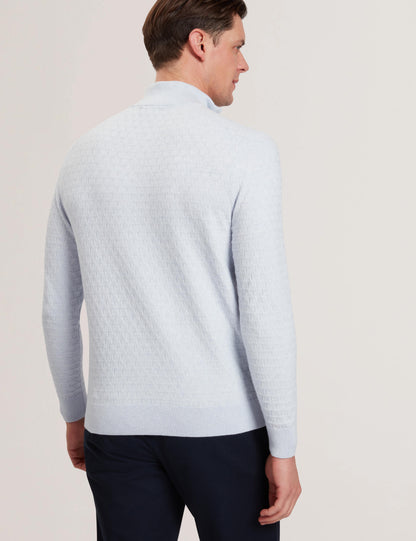 Ted Baker Kurnle T Knit Half Zip Funnel Neck Jumper