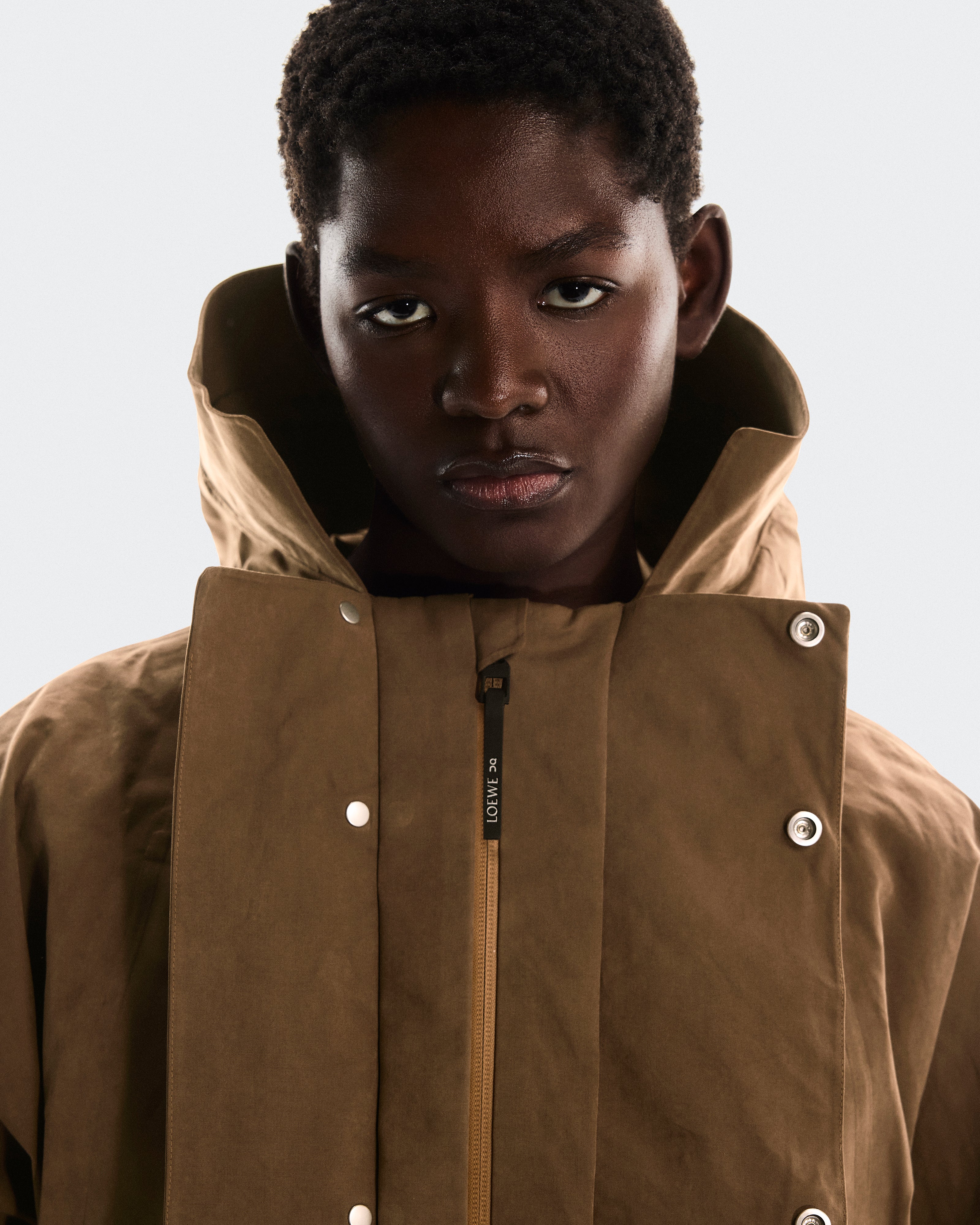 On Short Parka Loewe Toffee