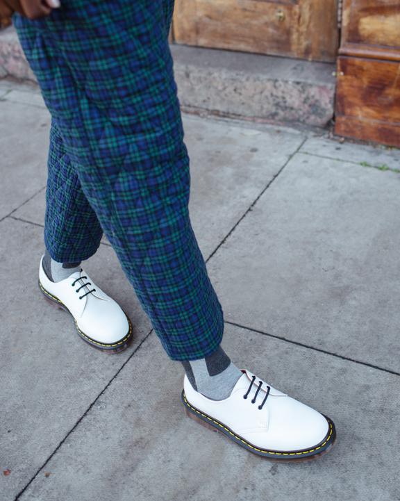 Dr Martens 1461 Vintage Made In England - White
