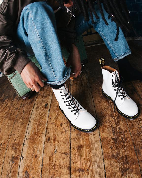 Dr Martens 1460 Vintage Made In England - White