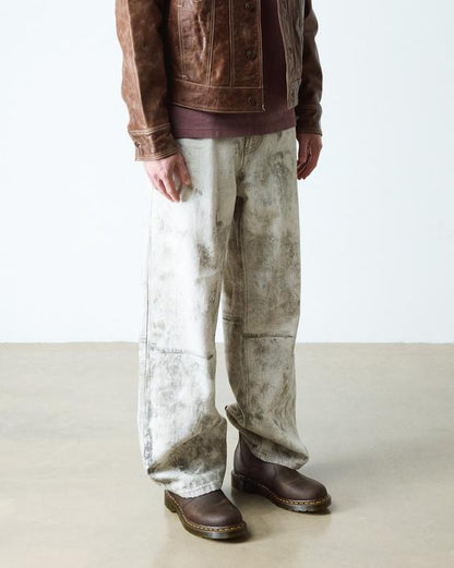 Dr Martens Yellow Stitch Crazy Horse Leather Chelsea Boots - Dark Brown