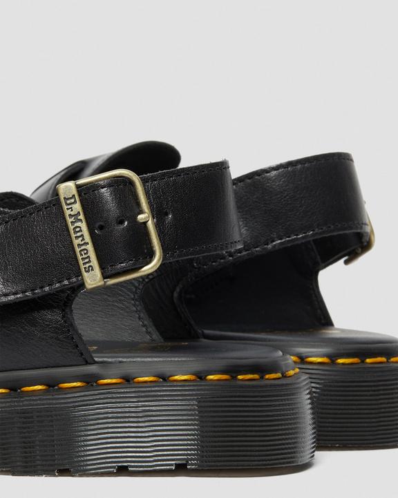 Dr Martens Jorge Made In England Leather Slingback Mules - Black