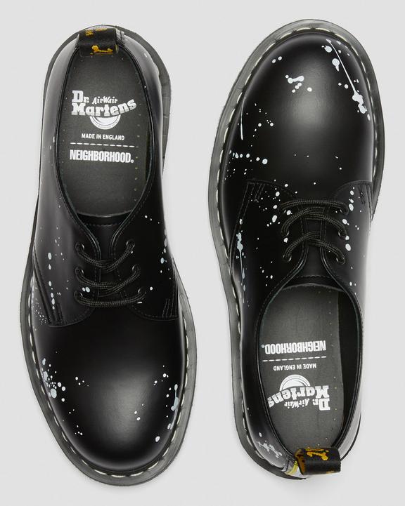 Dr. Martens 1461 Neighborhood Smooth Leather Oxford Shoes Black - Mens
