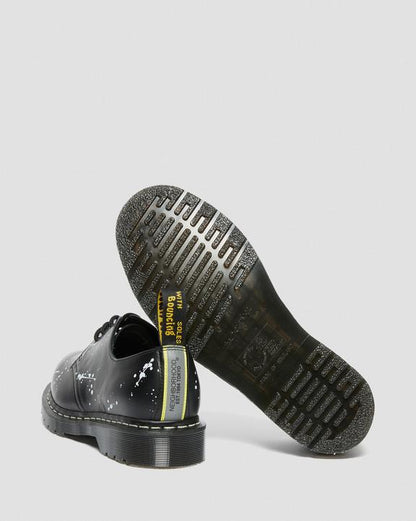 Dr. Martens 1461 Neighborhood Smooth Leather Oxford Shoes Black - Womens