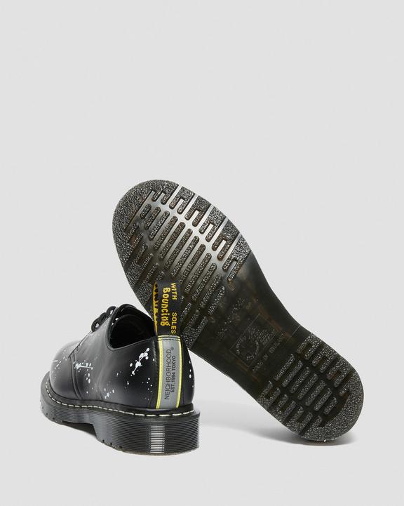 Dr. Martens 1461 Neighborhood Smooth Leather Oxford Shoes Black - Womens