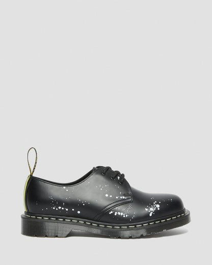 Dr. Martens 1461 Neighborhood Smooth Leather Oxford Shoes Black - Womens