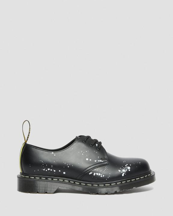 Dr. Martens 1461 Neighborhood Smooth Leather Oxford Shoes Black - Womens