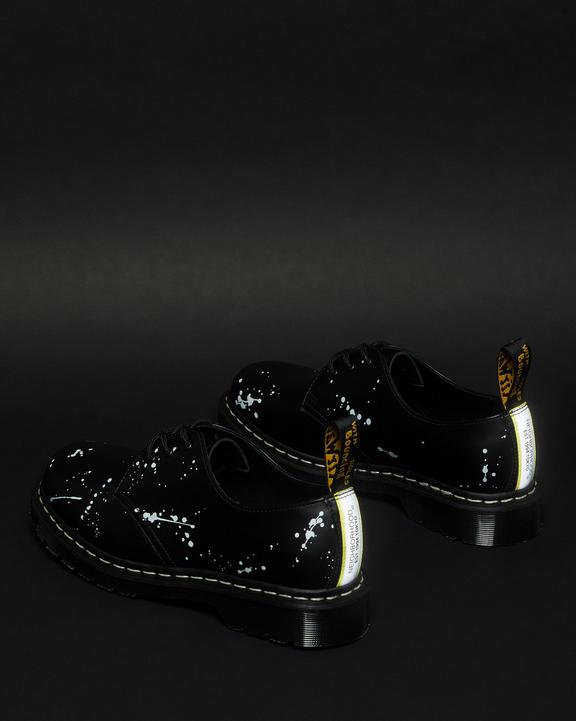 Dr. Martens 1461 Neighborhood Smooth Leather Oxford Shoes Black - Womens