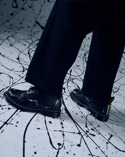 Dr. Martens 1461 Neighborhood Smooth Leather Oxford Shoes Black - Womens
