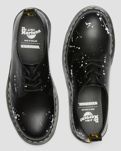 Dr. Martens 1461 Neighborhood Smooth Leather Oxford Shoes Black - Womens