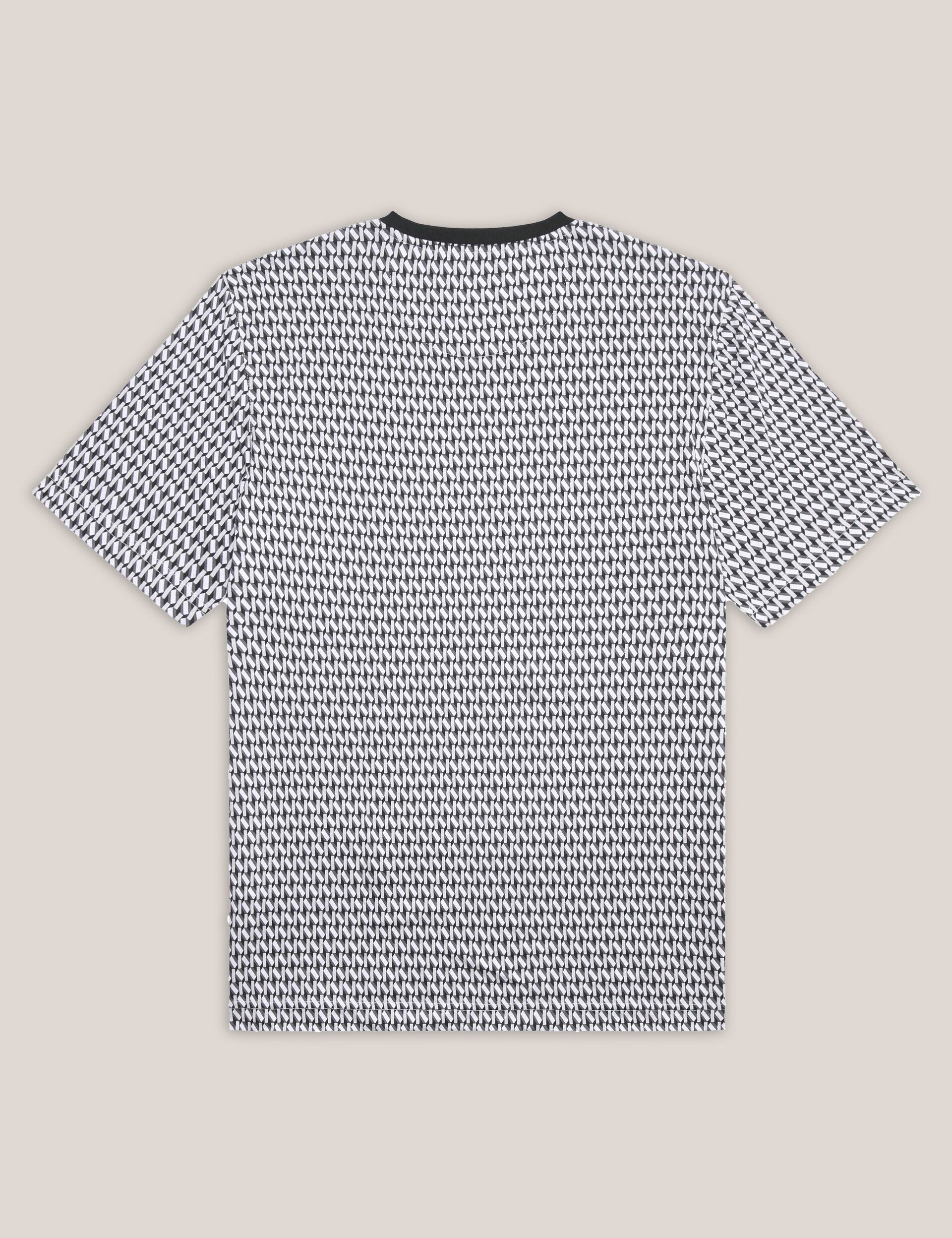 Ted Baker Sangs Geometric Jersey Top Gift Set In Black