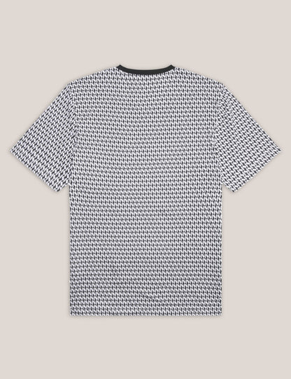 Ted Baker Sangs Geometric Jersey Top Gift Set In Black
