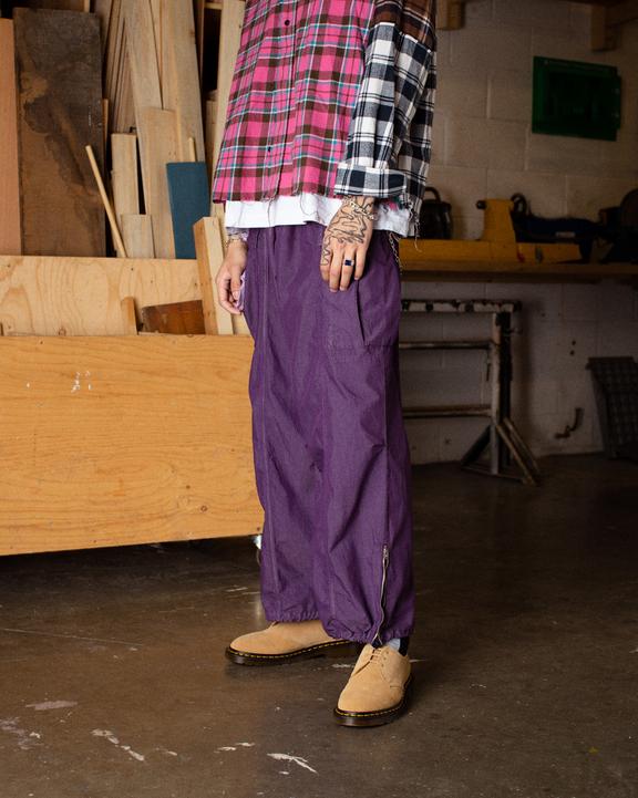 Dr Martens Made In England Buck Suede Oxford Shoes - Beige