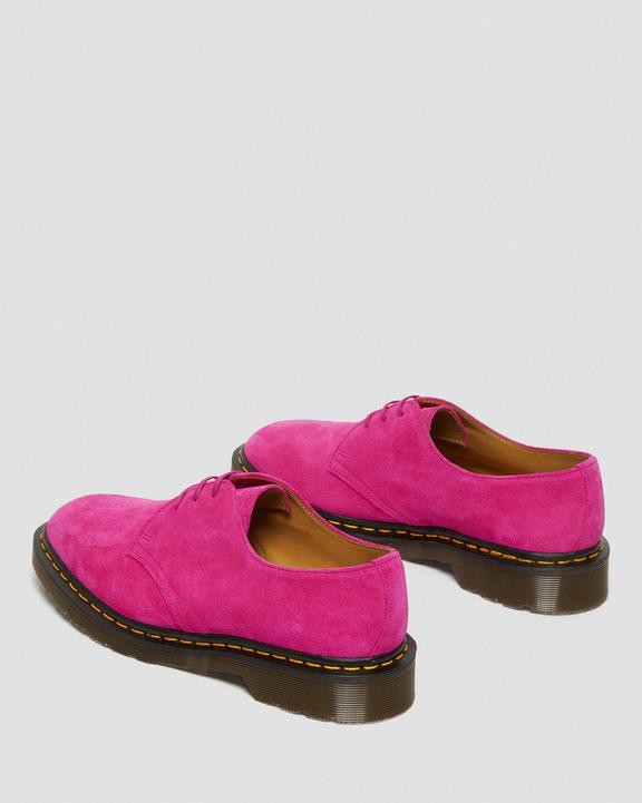 Dr Martens Made In England Buck Suede Oxford Shoes - Pink