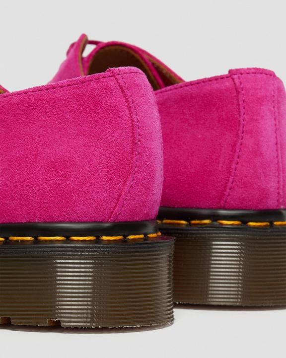 Dr Martens Made In England Buck Suede Oxford Shoes - Pink