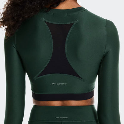 On Train Long Sleeve Crop Obsidian (Women'S)